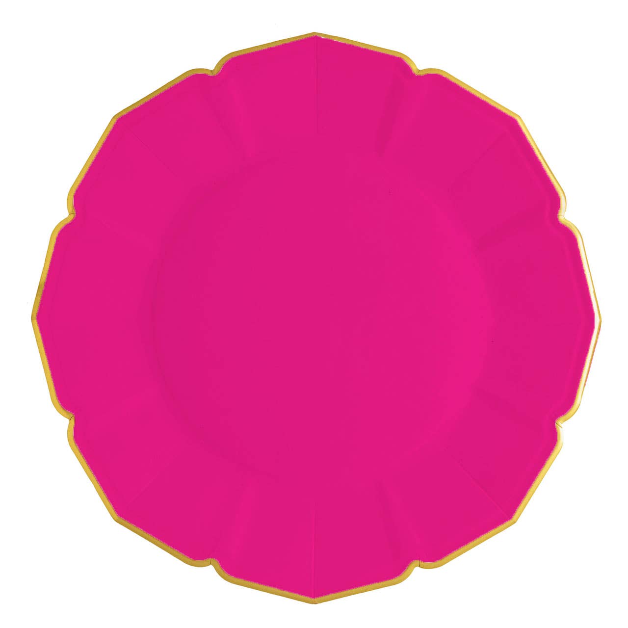 8 Fuchsia Dinner Plates