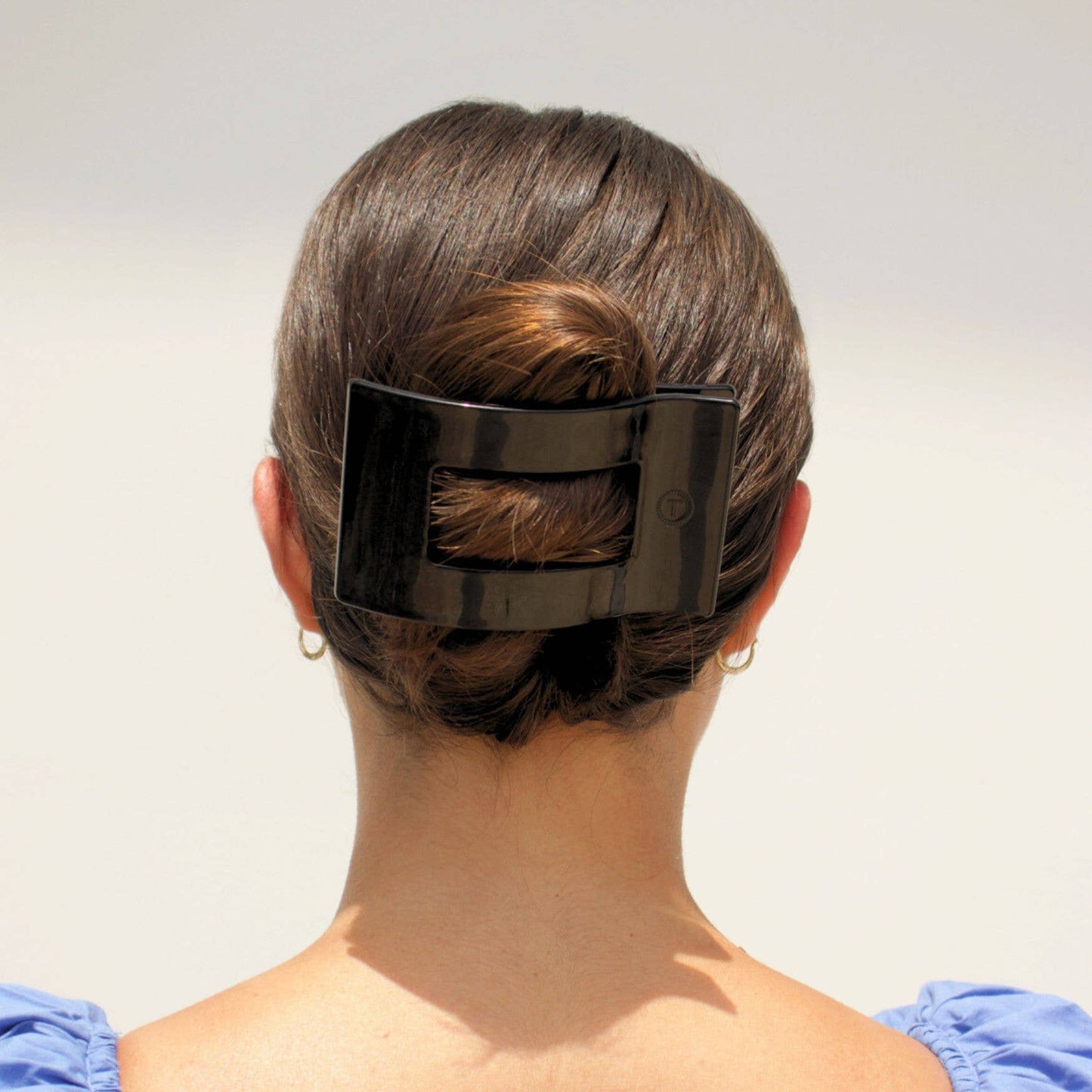 Flat Rectangle Hair Clip - Large