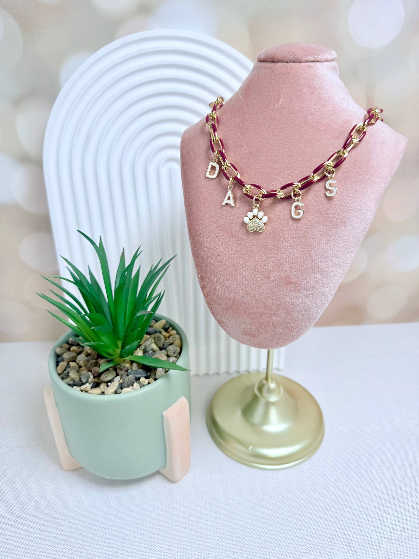 Dawgs Charm Necklace