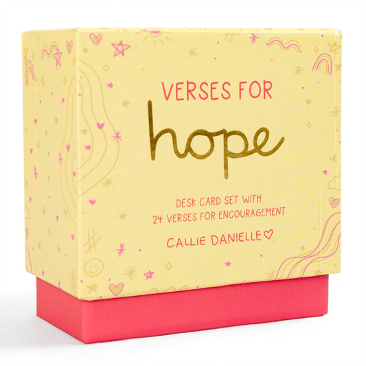Verses for Hope – Bible Verse Card Set with Display Stand