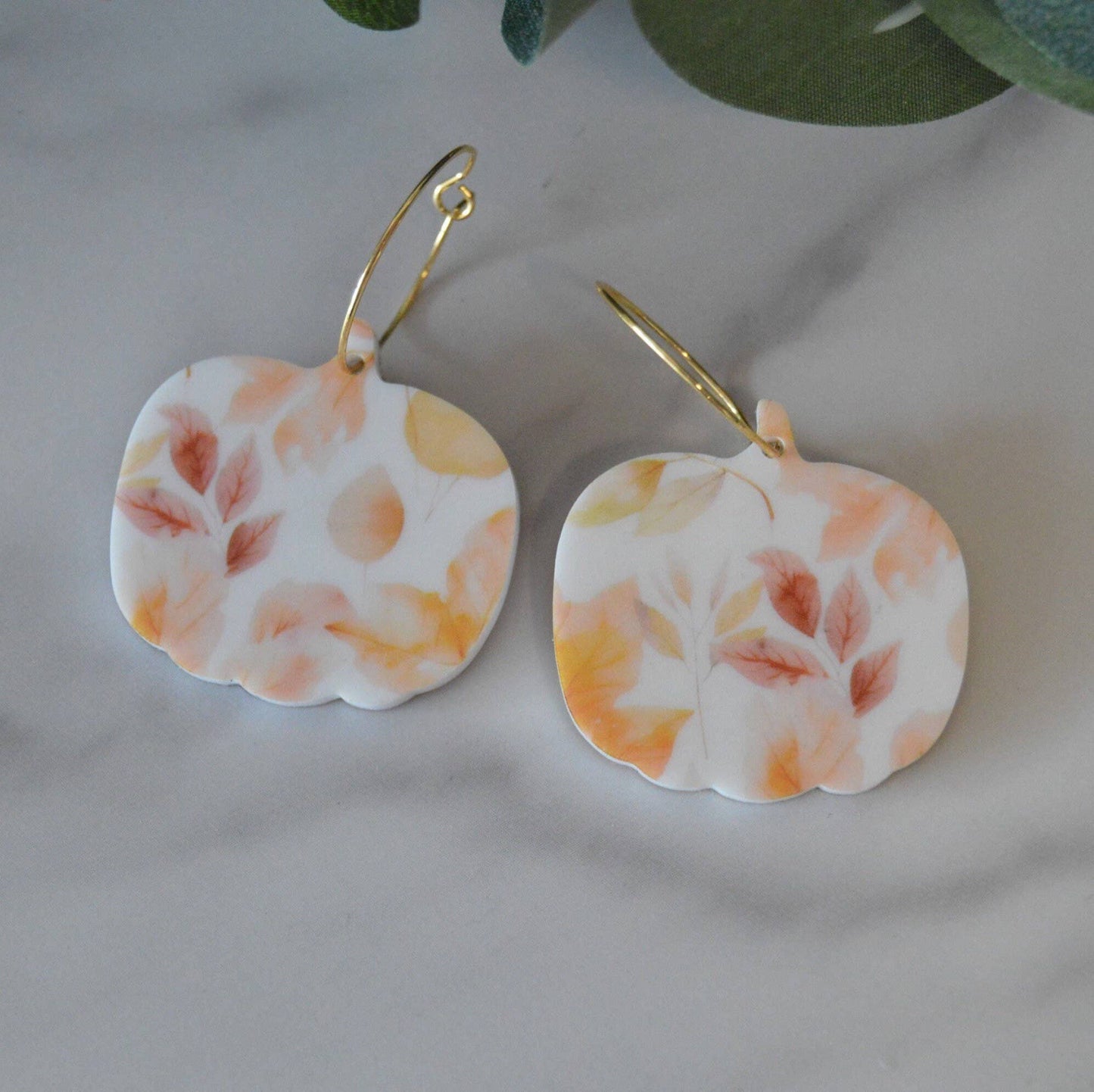 Pumpkin Earrings, Earrings, Fall Earrings, Dangle Earrings