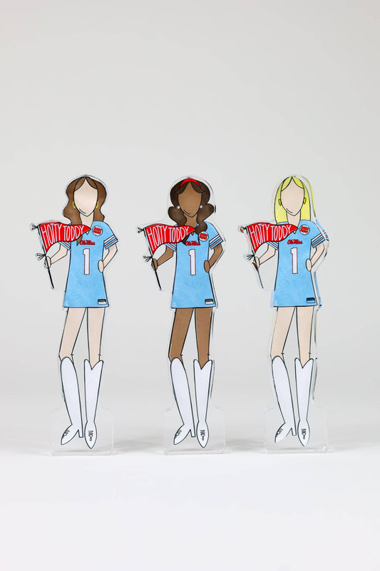 Ole Miss Girls Acrylic Shelfie | College Art Block