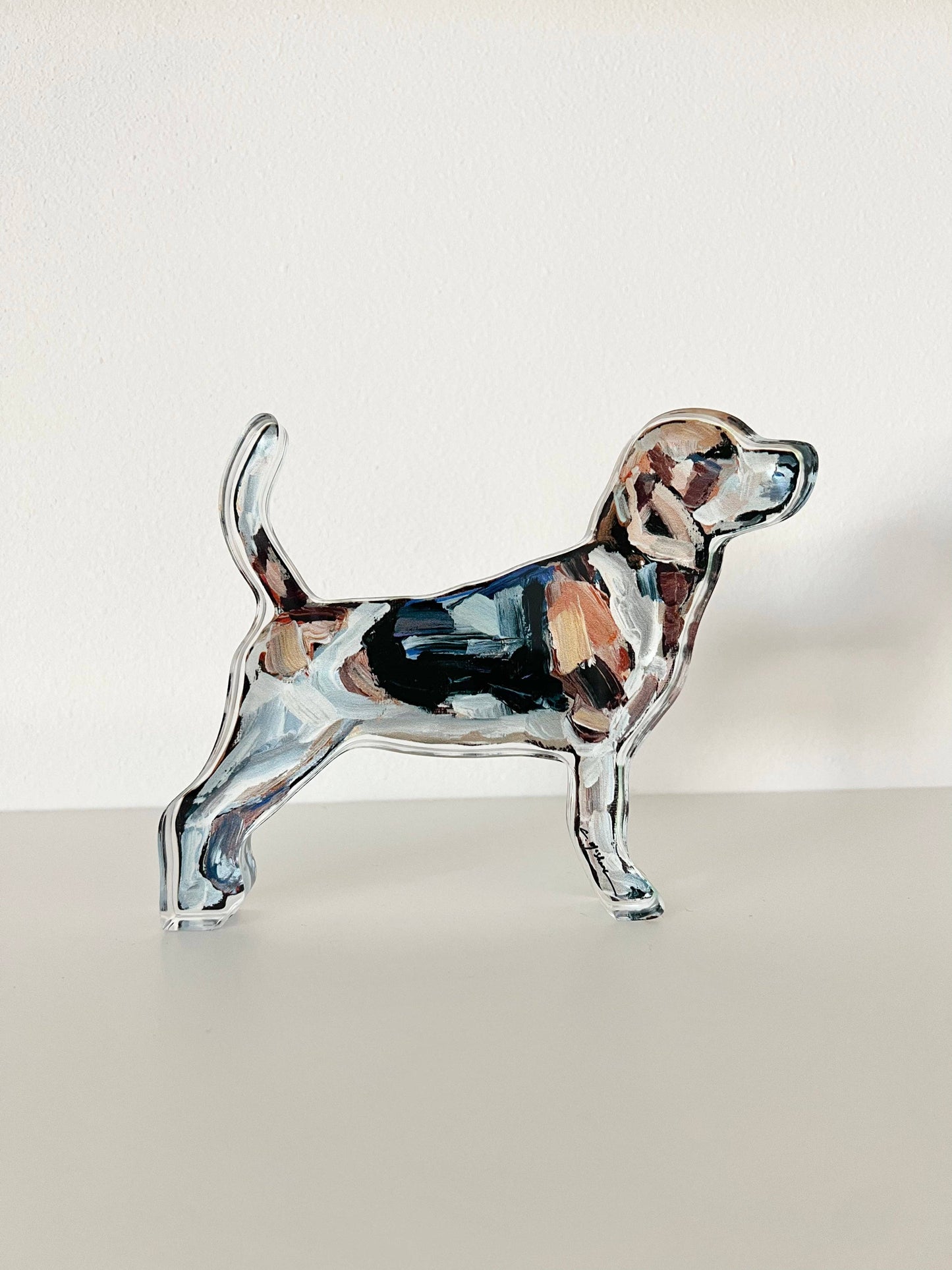 "Beagle" Acrylic Shelfie