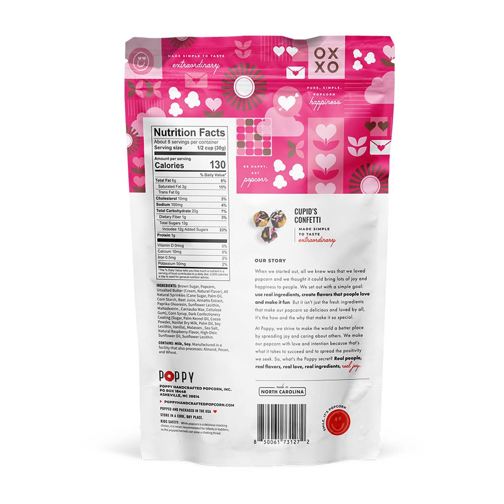 Poppy Cupid's Confetti Popcorn