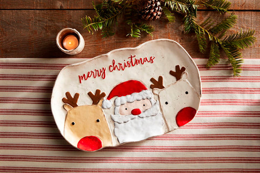 Santa Deer Platter