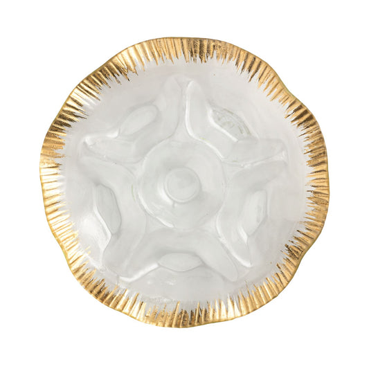 Gold Edge Section Platter