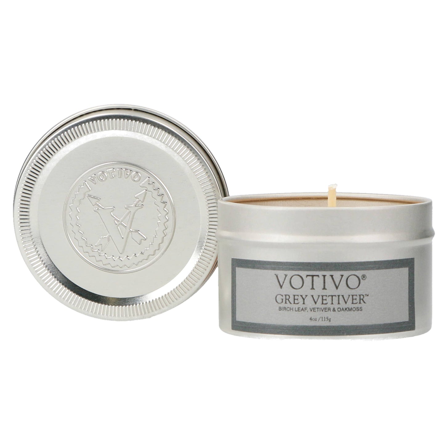 Aromatic Travel Tin Candle - Grey Vetiver