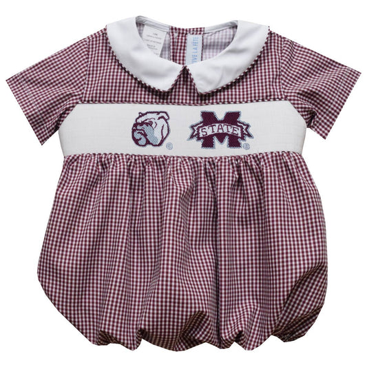 Mississippi State Bulldogs Smocked Boys Bubble