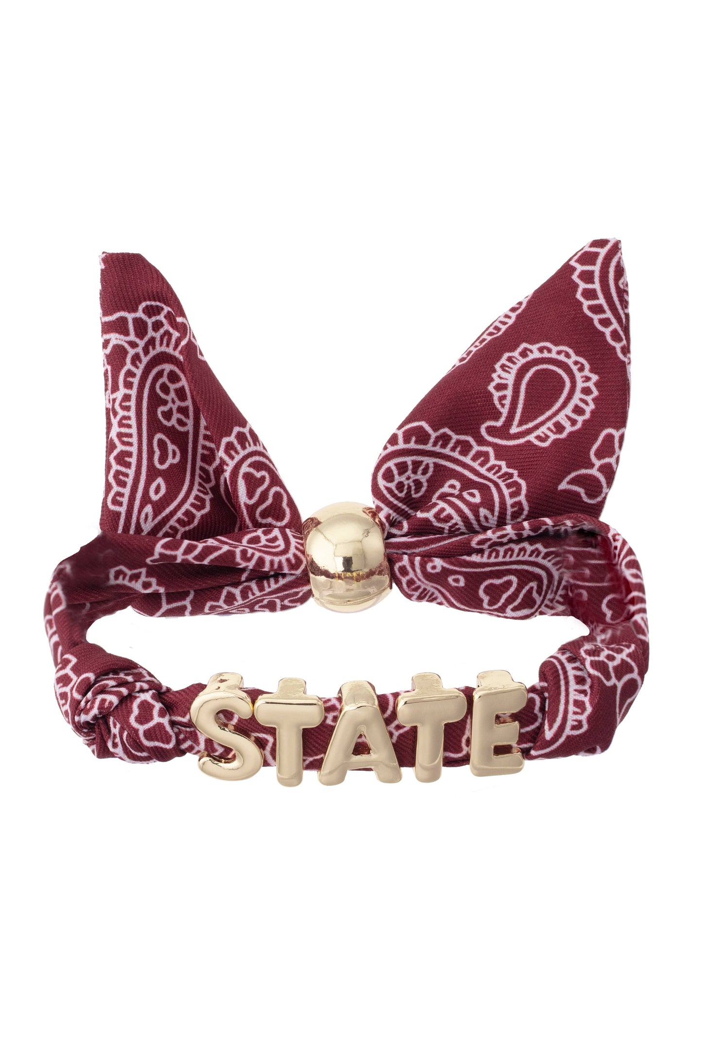 Mississippi State Bulldogs Bandana Slider Bracelet
