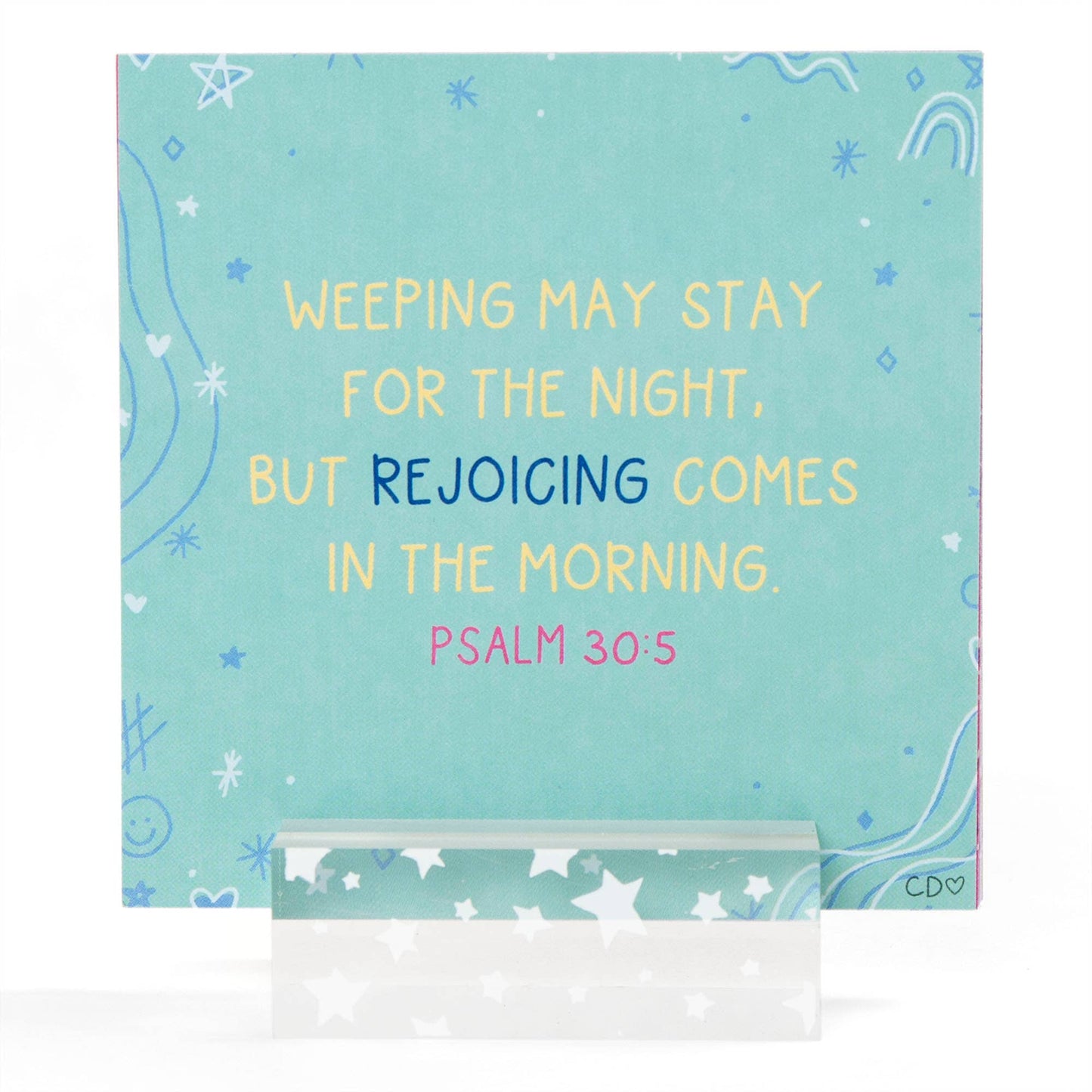 Verses for Hope – Bible Verse Card Set with Display Stand