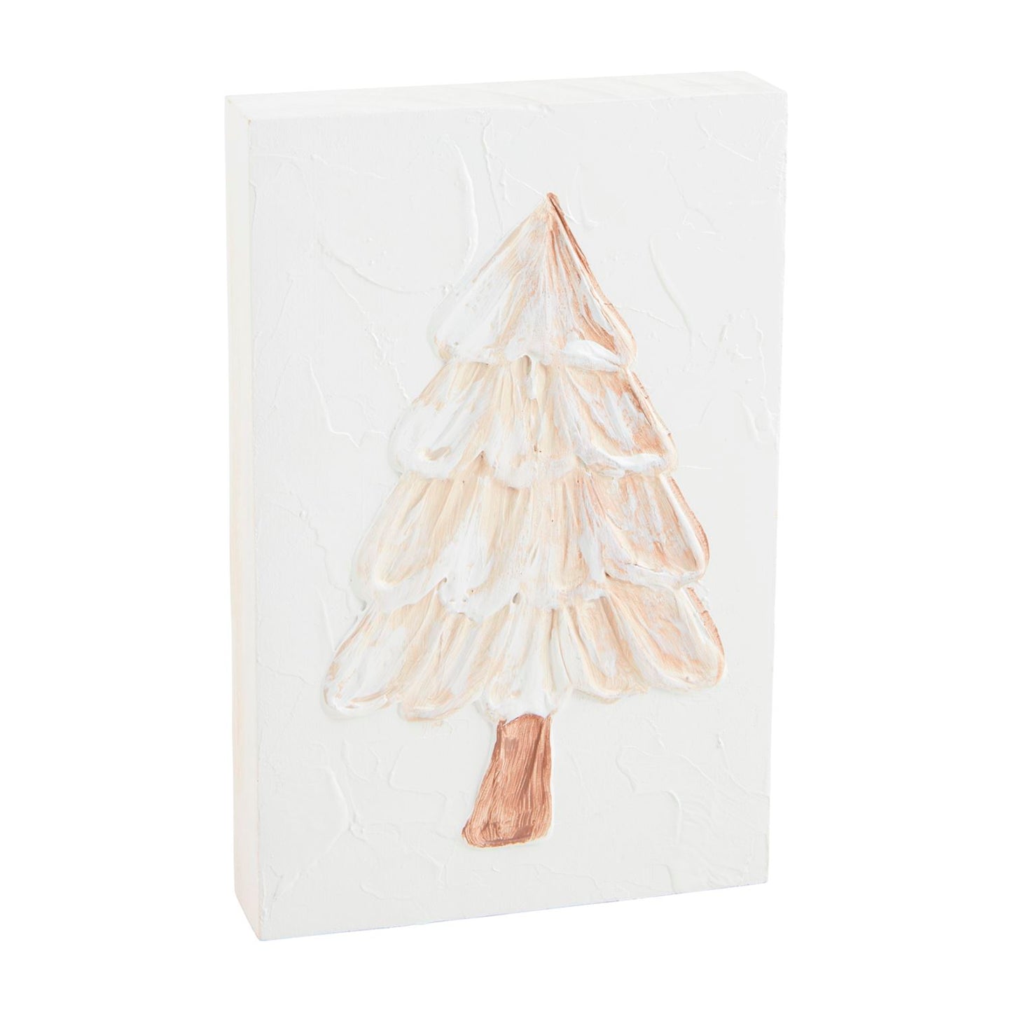 White Christmas Tree Block