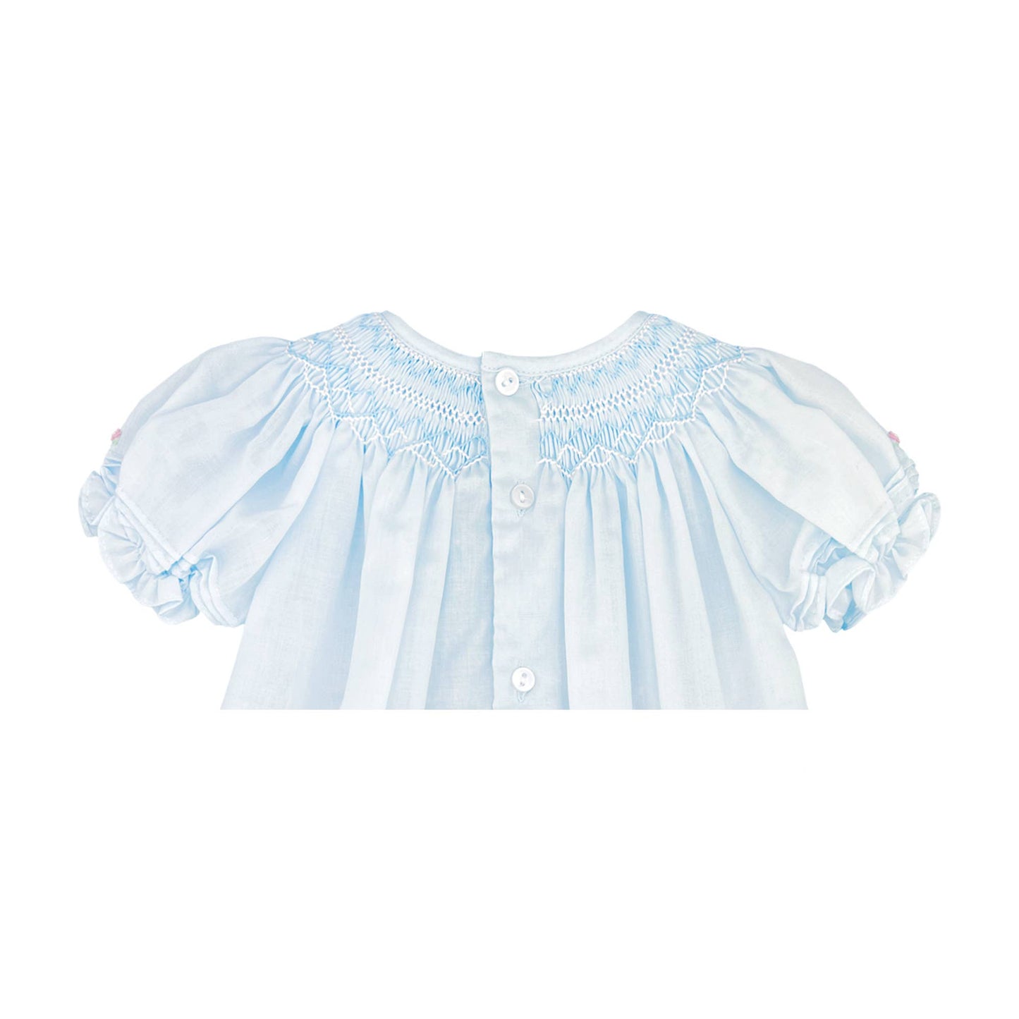 Daygown with Heart Smocking & Pearls