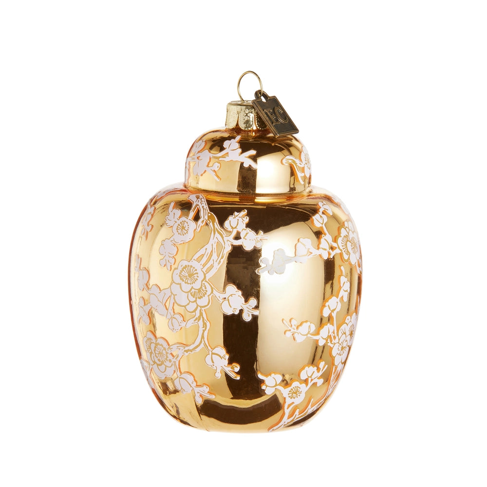 Golden Ginger Jar Ornament - Eric Cortina