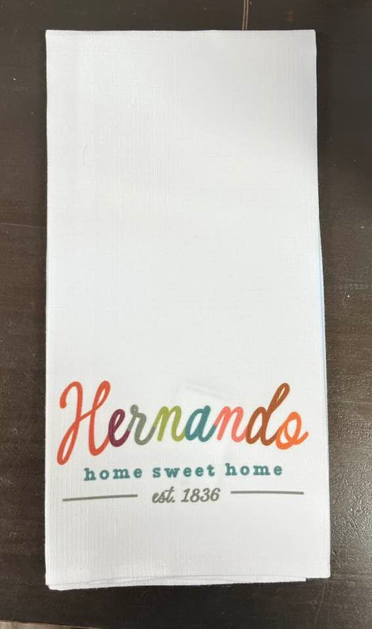 Hernando Tea Towel