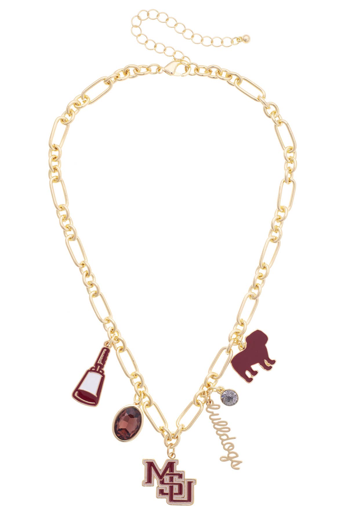 Mississippi State Bulldogs Gameday Charm Necklace