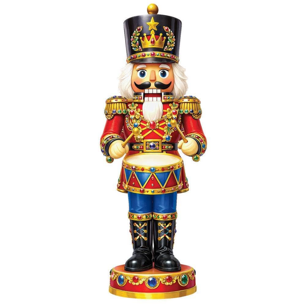 Nutcracker Shaped Drummer 500 Piece Jigsaw Puzzle