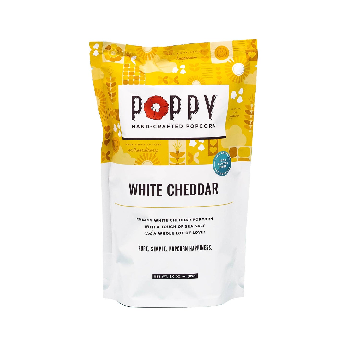 Poppy White Cheddar Popcorn