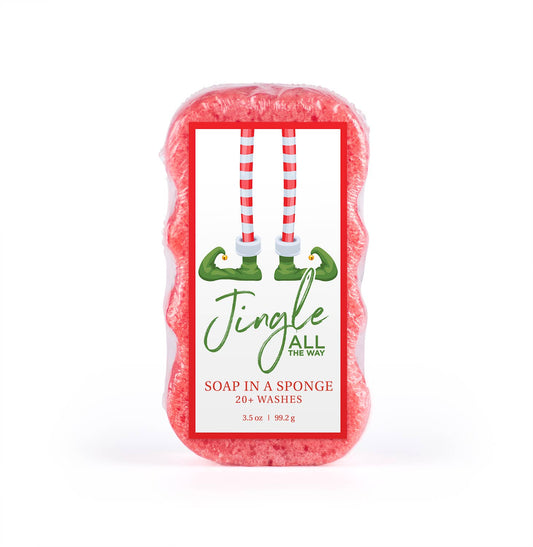 Jingle All the Way Shower Sponge