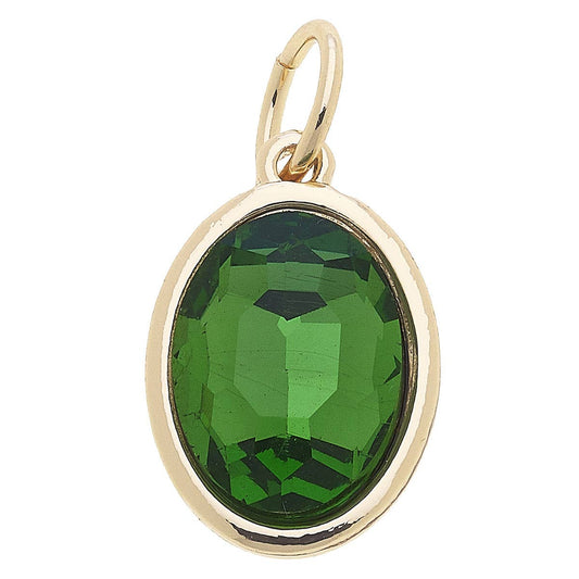 Glass Birthstone Charm