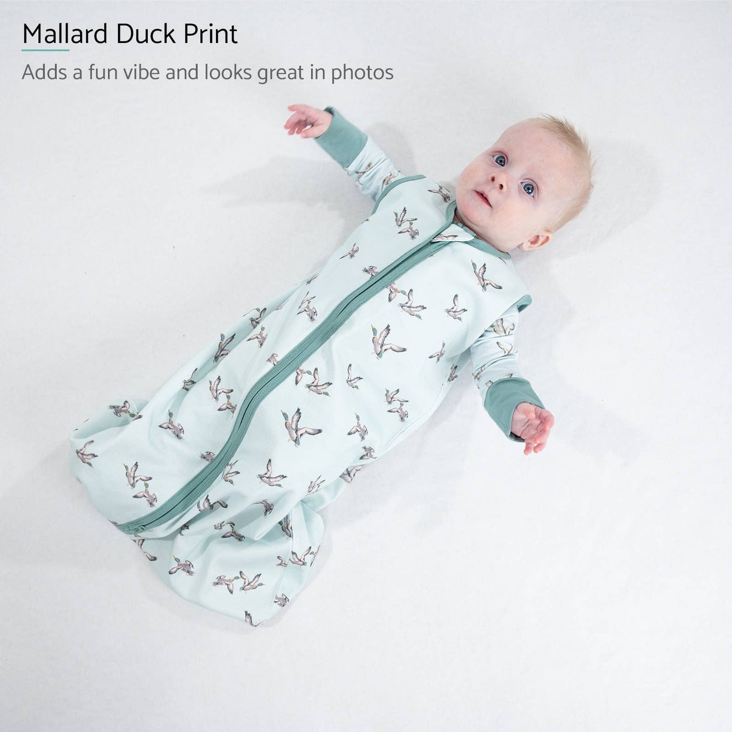 Organic Cotton Sleep Sack - Mallard Duck
