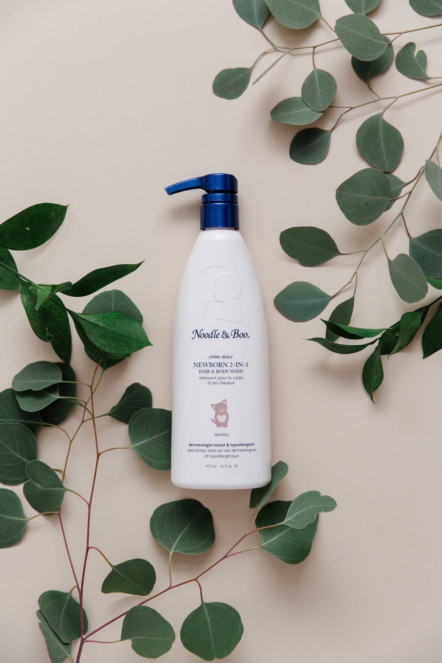 Newborn 2-in-1 Hair & Body Wash, Crème Douce, 16 oz