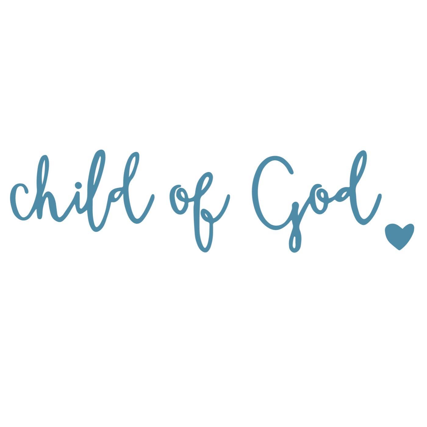 Organic Cotton Sleep Sack - Blue Child of God