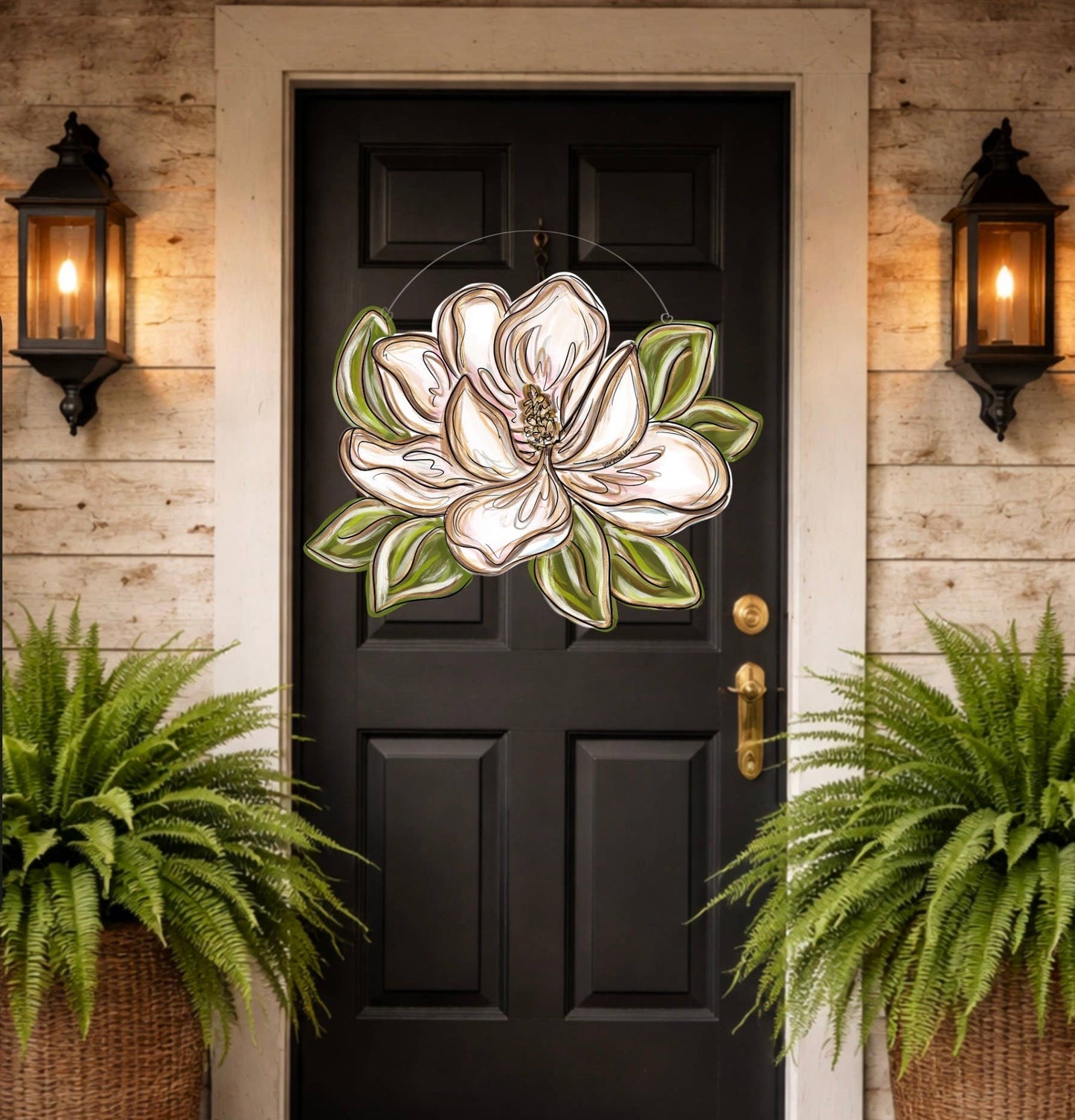 Magnolia Bloom Door Hanger
