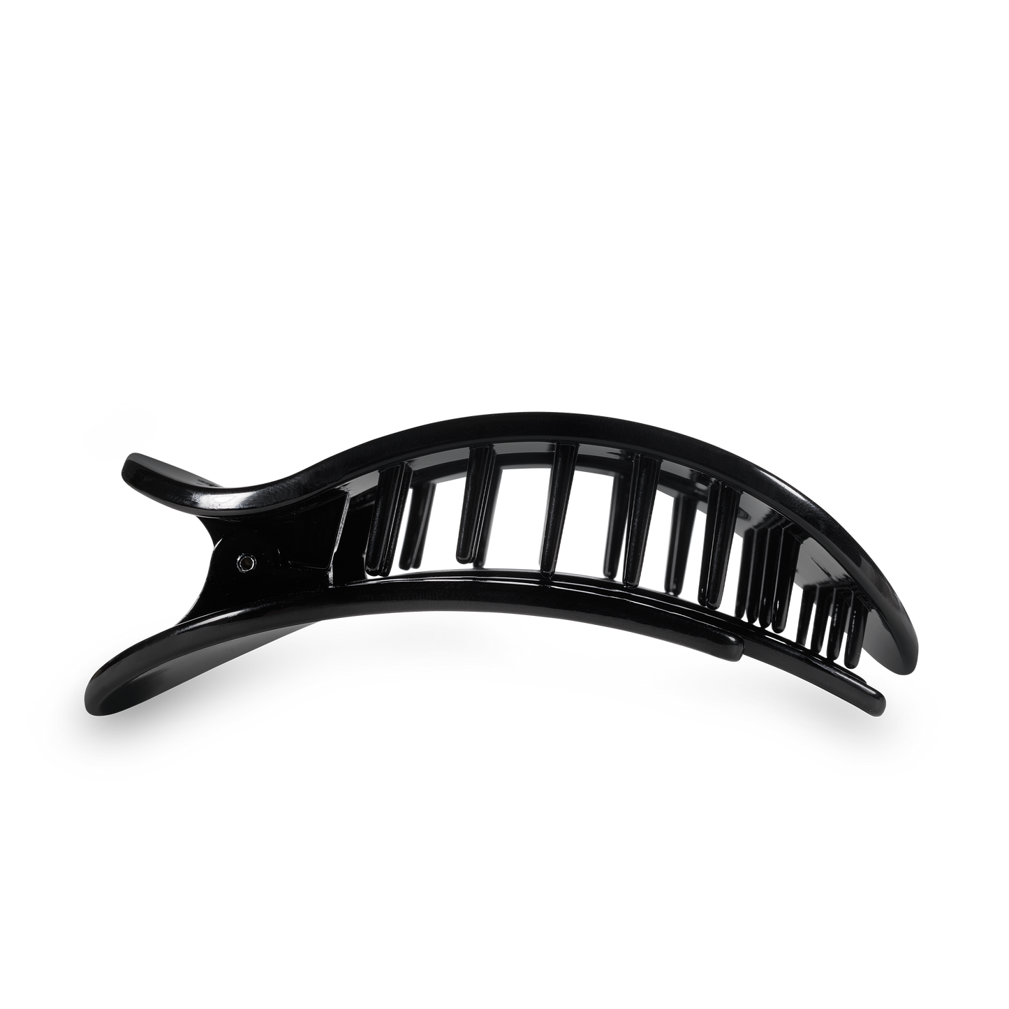 Jet Black Large Flat Round Clip