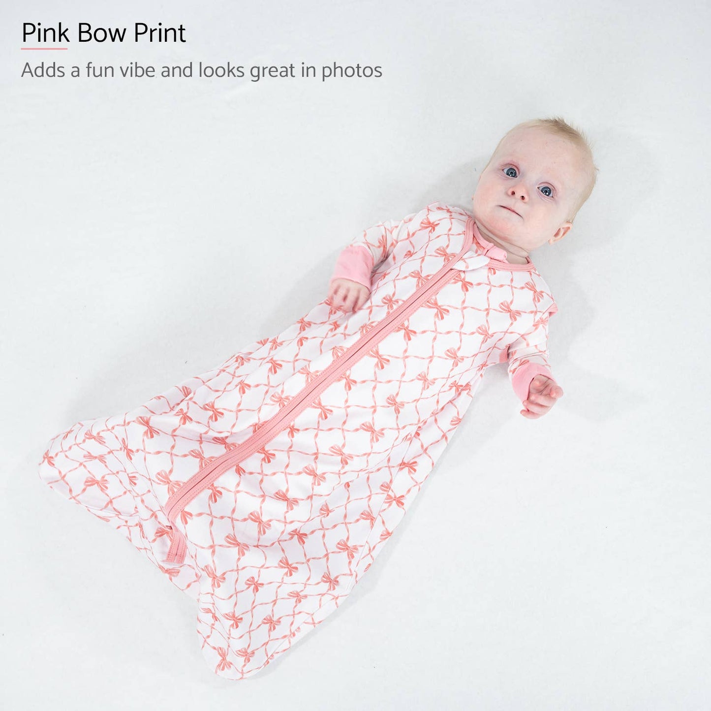 Organic Cotton Sleep Sack - Beautiful Bows