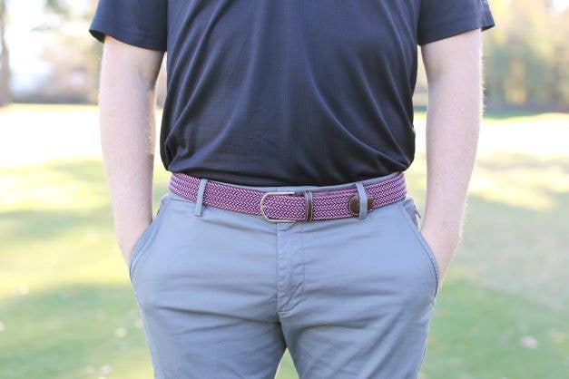 The Biloxi Woven Stretch Belt