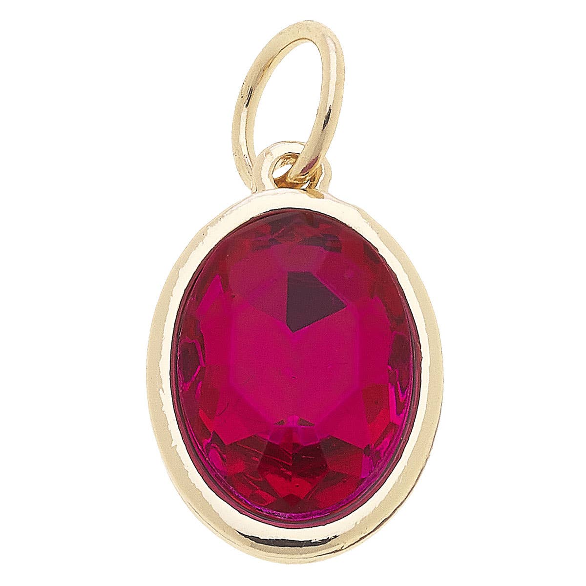 Glass Birthstone Charm