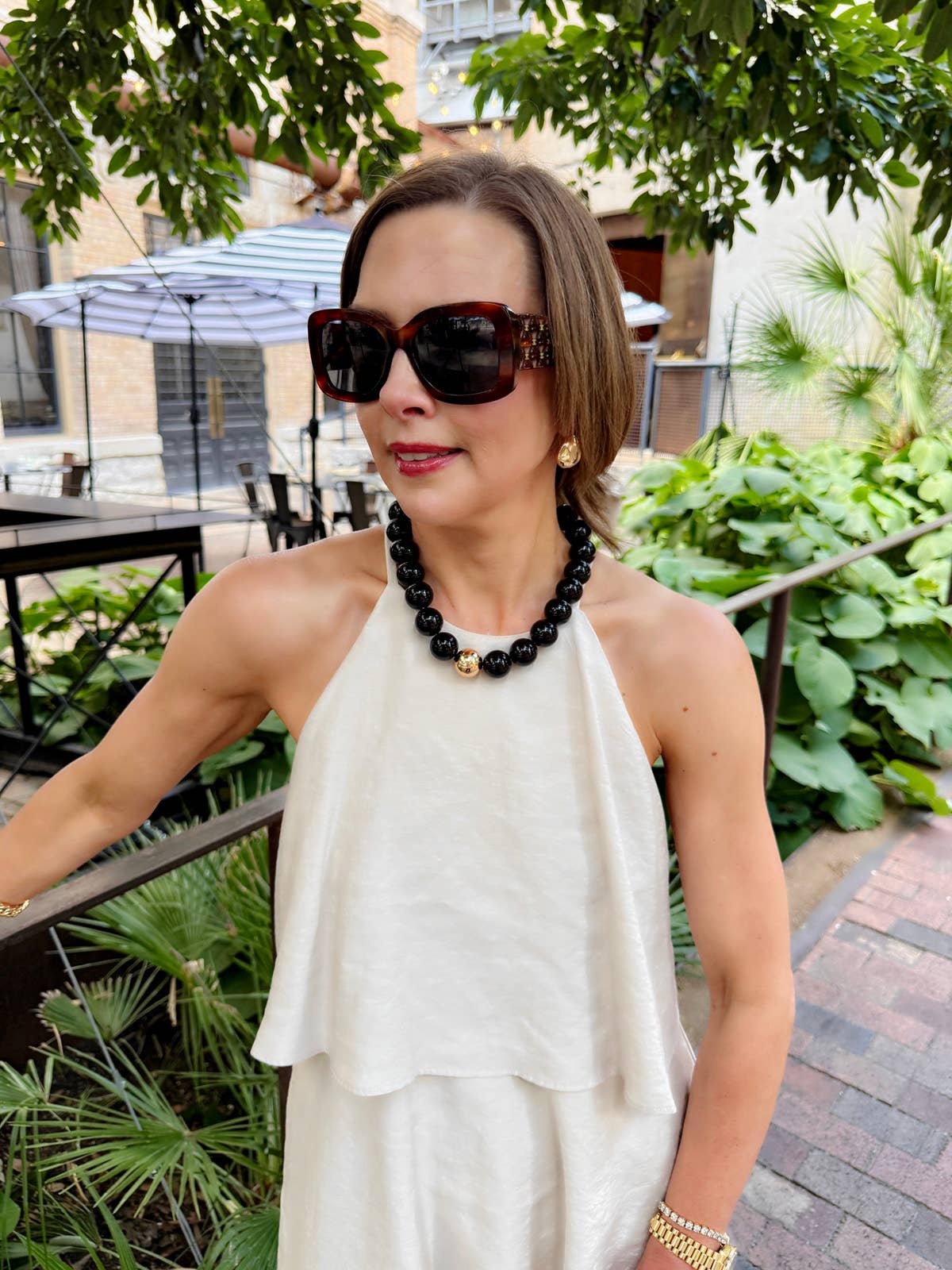 The Marjorie Game Day Beaded Necklace