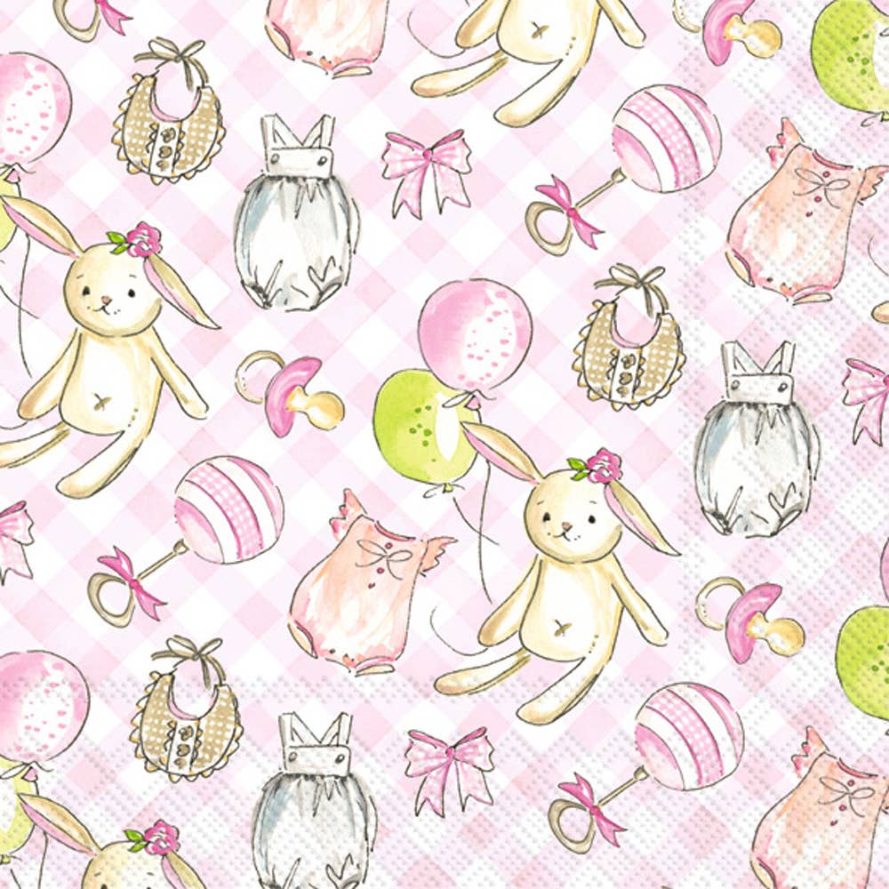 Girl Baby Cocktail Napkins
