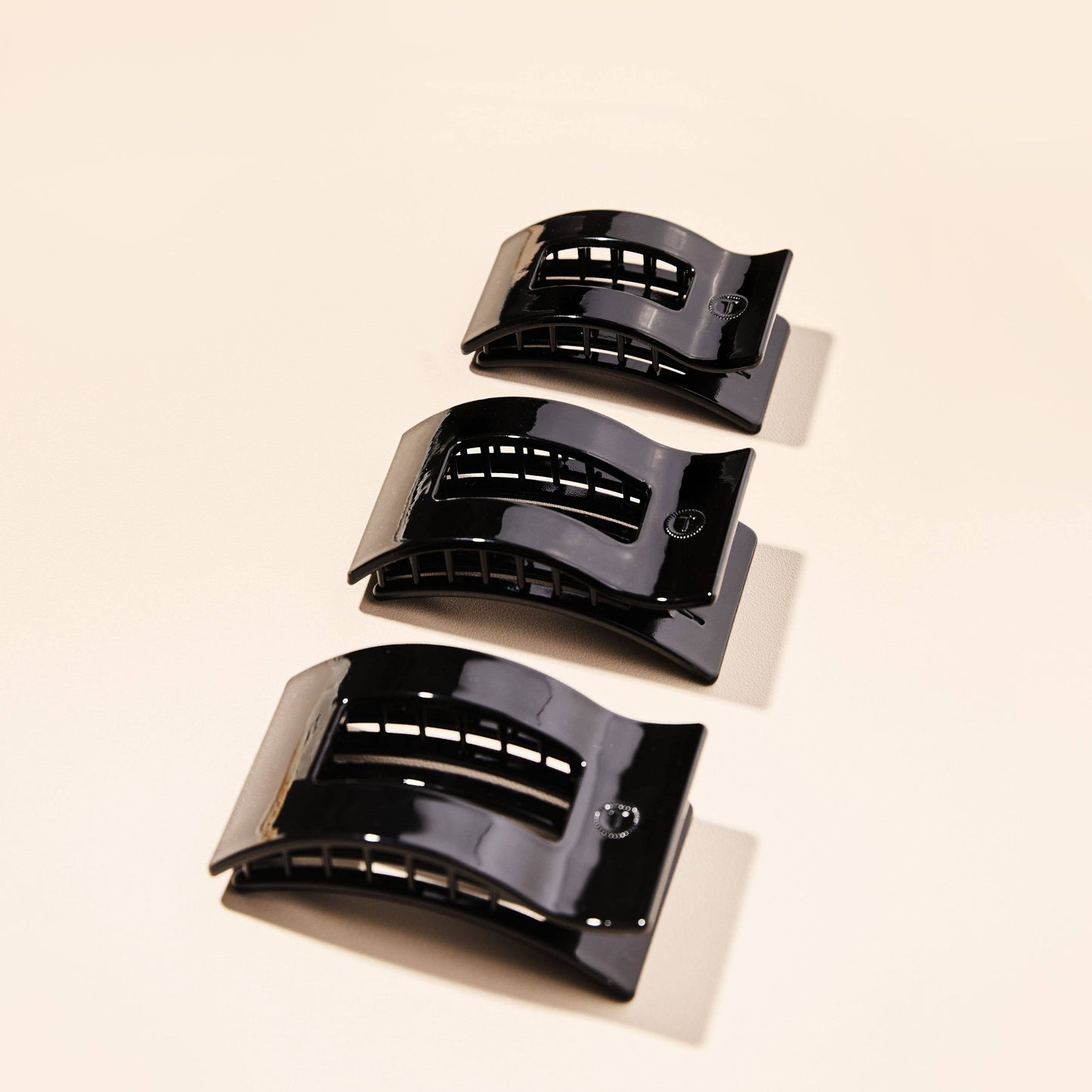 Flat Rectangle Hair Clip - Large