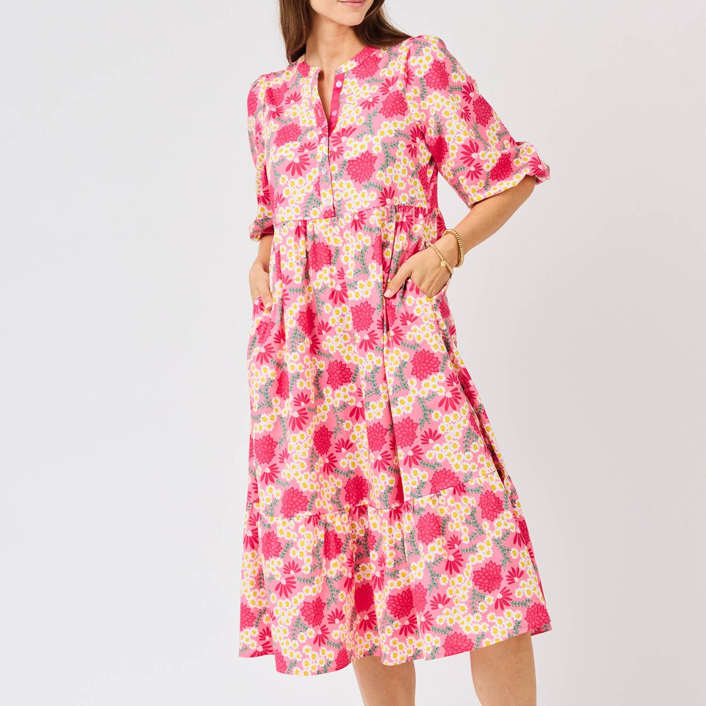 Riley Daisy Chain Pink Dress