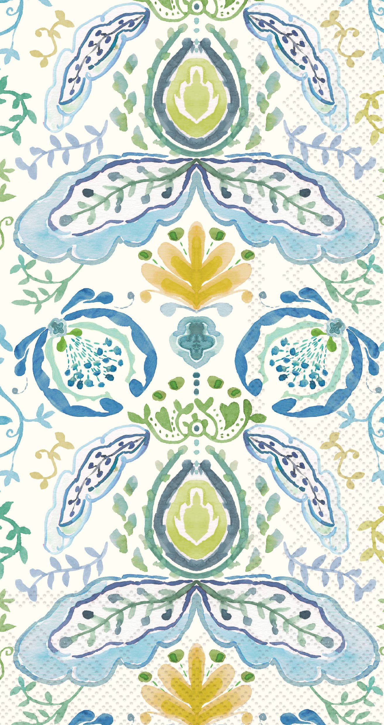 Azure & Ivy Gold Paper Guest Towels
