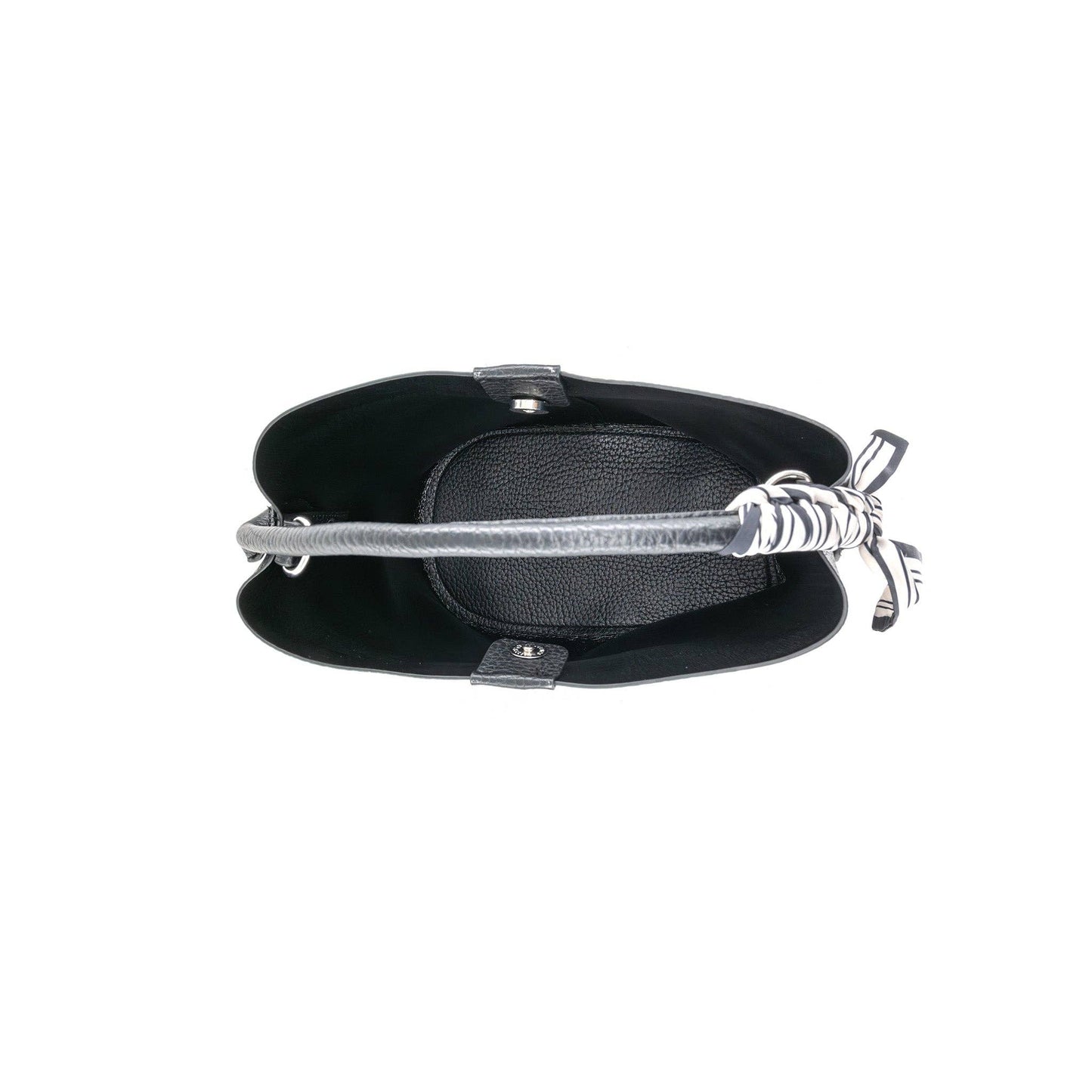 Small Bucket / Crossbody Bag with Scarf ( 4 colors )