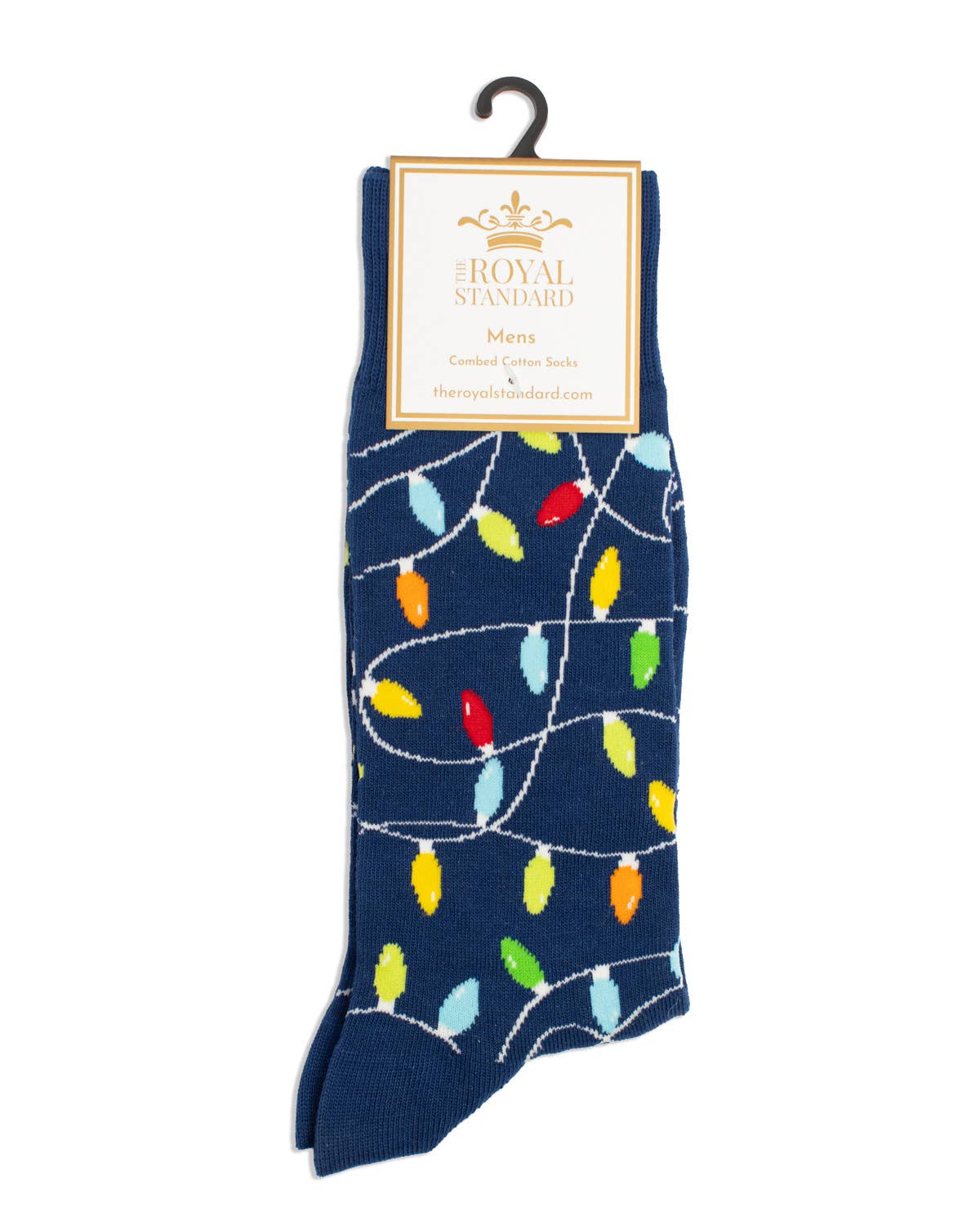 Men's Light It Up Socks   Blue/Multi   One Size