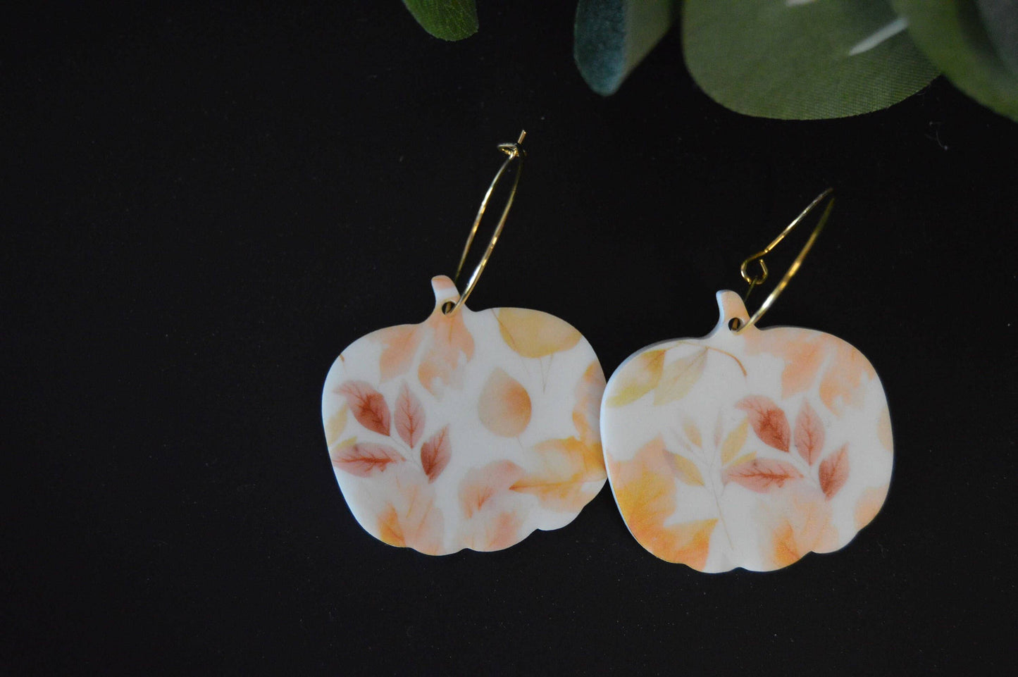 Pumpkin Earrings, Earrings, Fall Earrings, Dangle Earrings