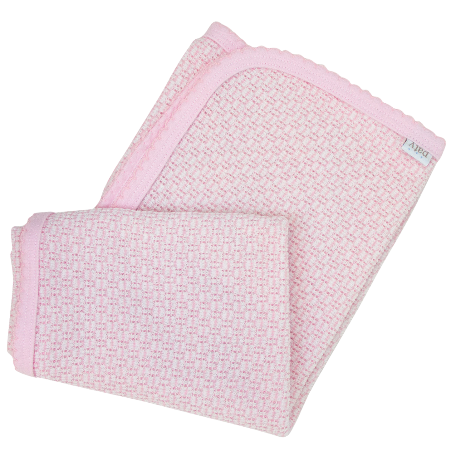 Paty Knit Solid Color Blanket with Pima Trim (3 color options)