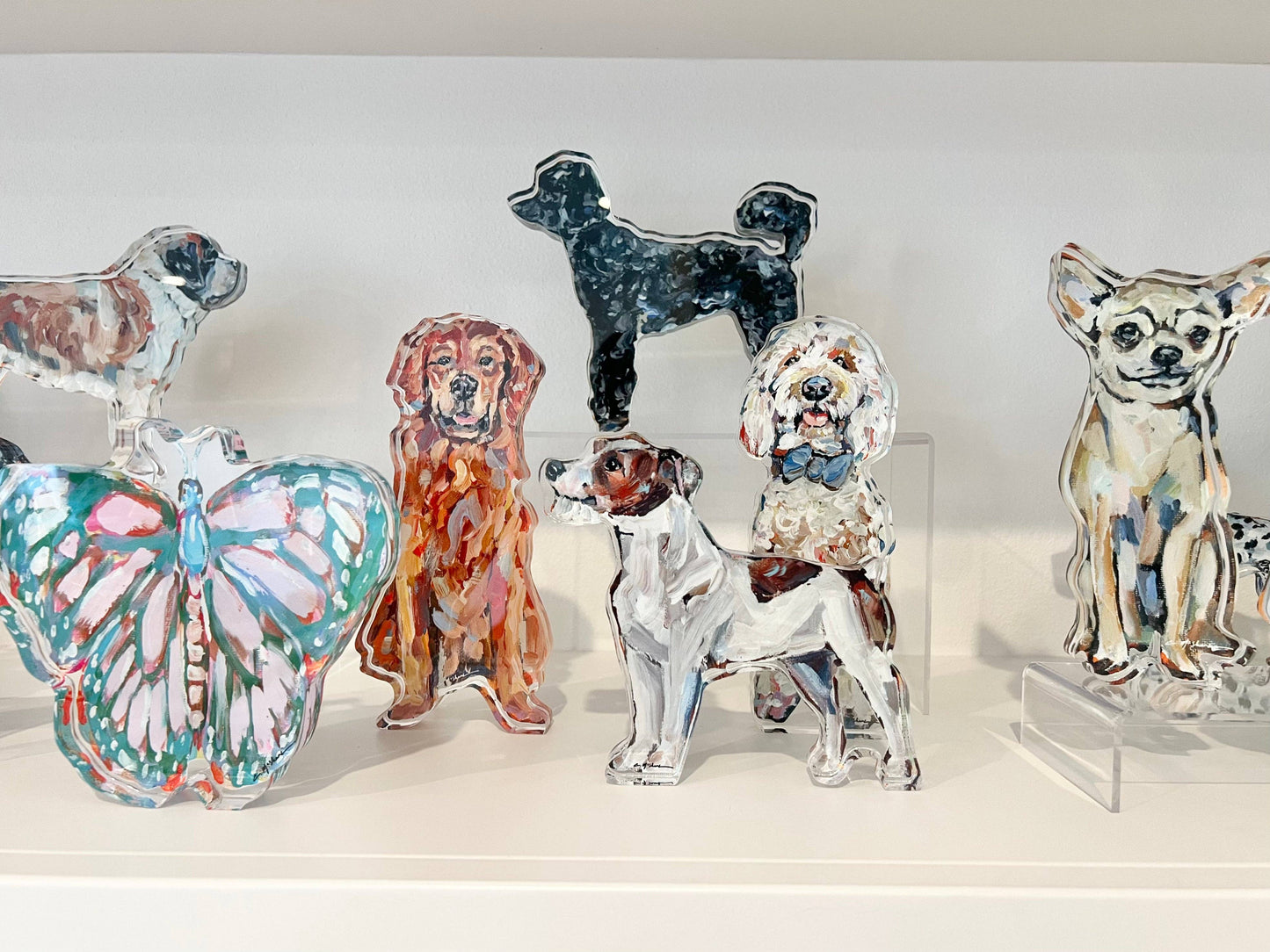"Jack Russell wire-haired" Acrylic Shelfie