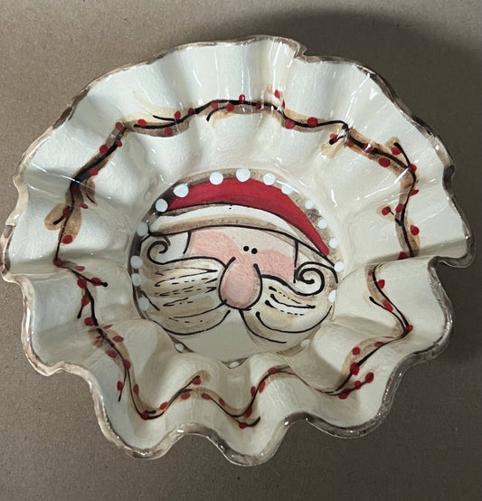 Heartfelt Traditions Small Santa Dip Bowl (2025 Christmas Collection)