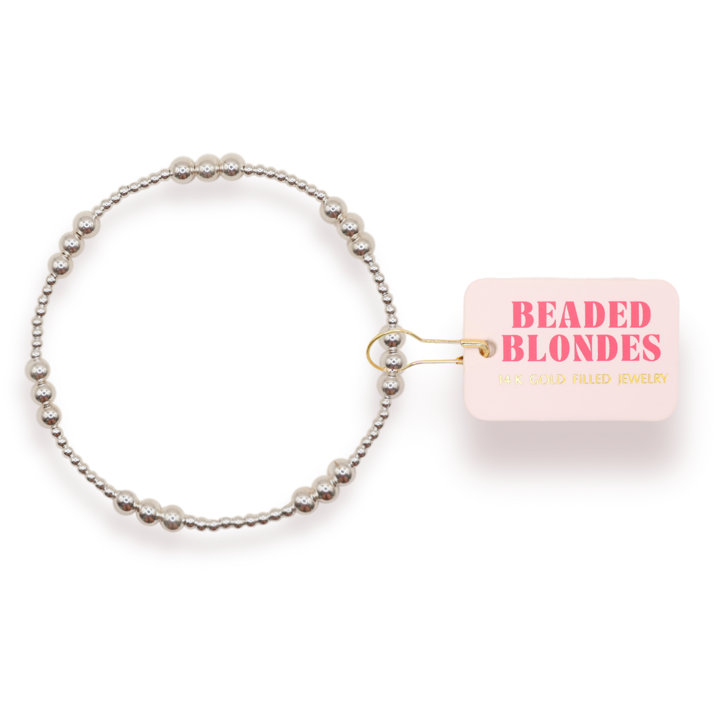Beaded Blondes Silver / Gold/Silver Mixed Bracelet Collection