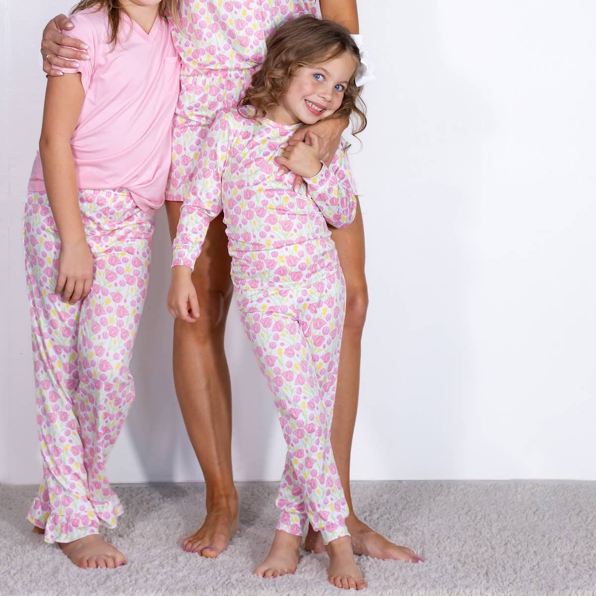 Kid's Tulip Fields Long Sleeve Pajama Set
