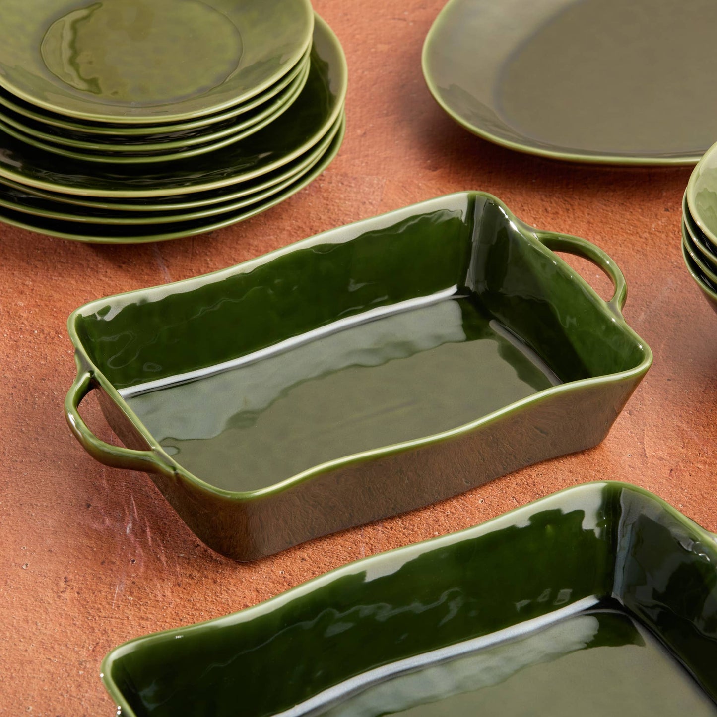 Verde Medium Rectangular Baker 14x 8.75x2.75in