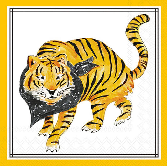 Black Tiger Cocktail Napkins