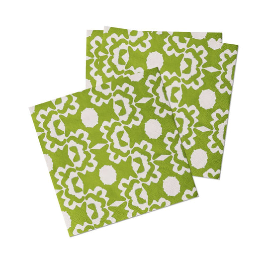 Laura Park Aspen Green Cocktail Napkins