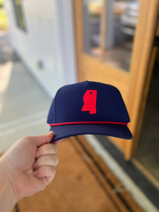 Embroidered Oxford, MS State Hat