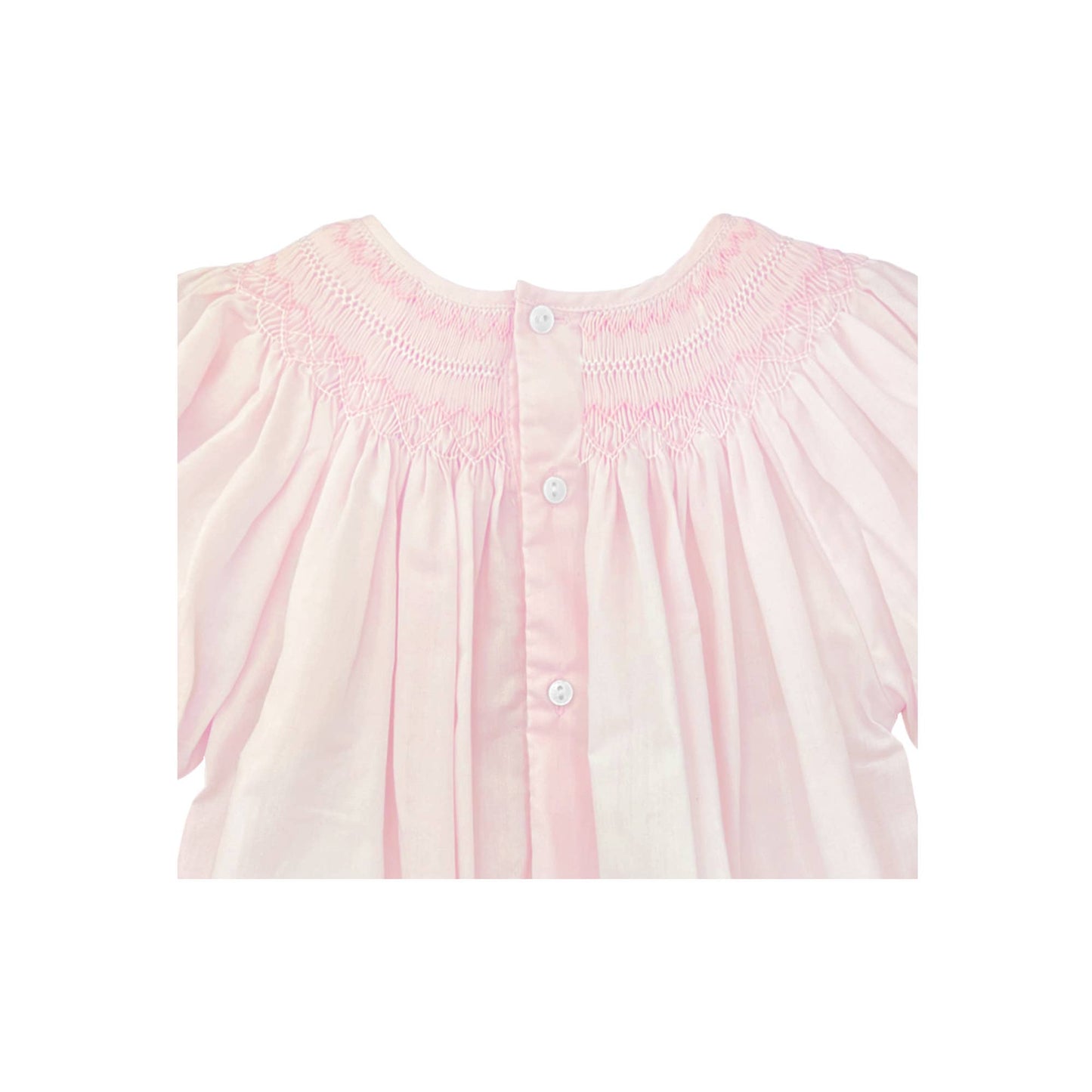 Daygown with Heart Smocking & Pearls