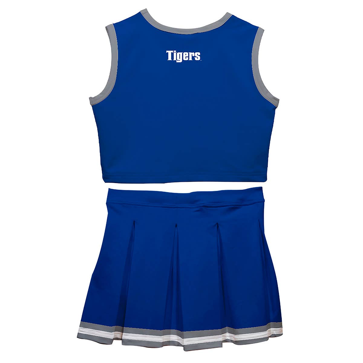 Memphis Tigers Blue Sleeveless Cheerleader Set